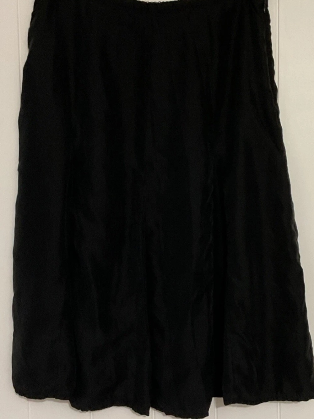 J. Jill Black A-Line Midi Skirt
